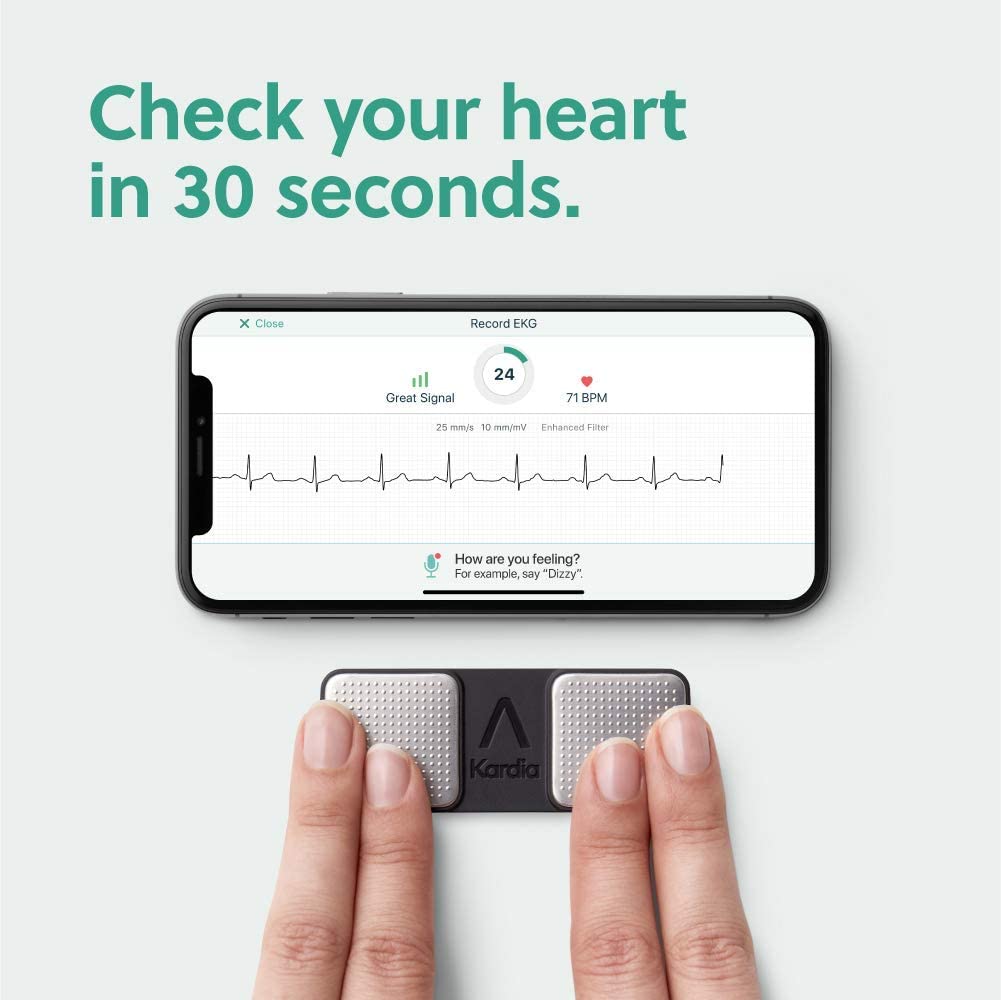 AliveCors at-home EKG device can check a users heart rate in 30 seconds