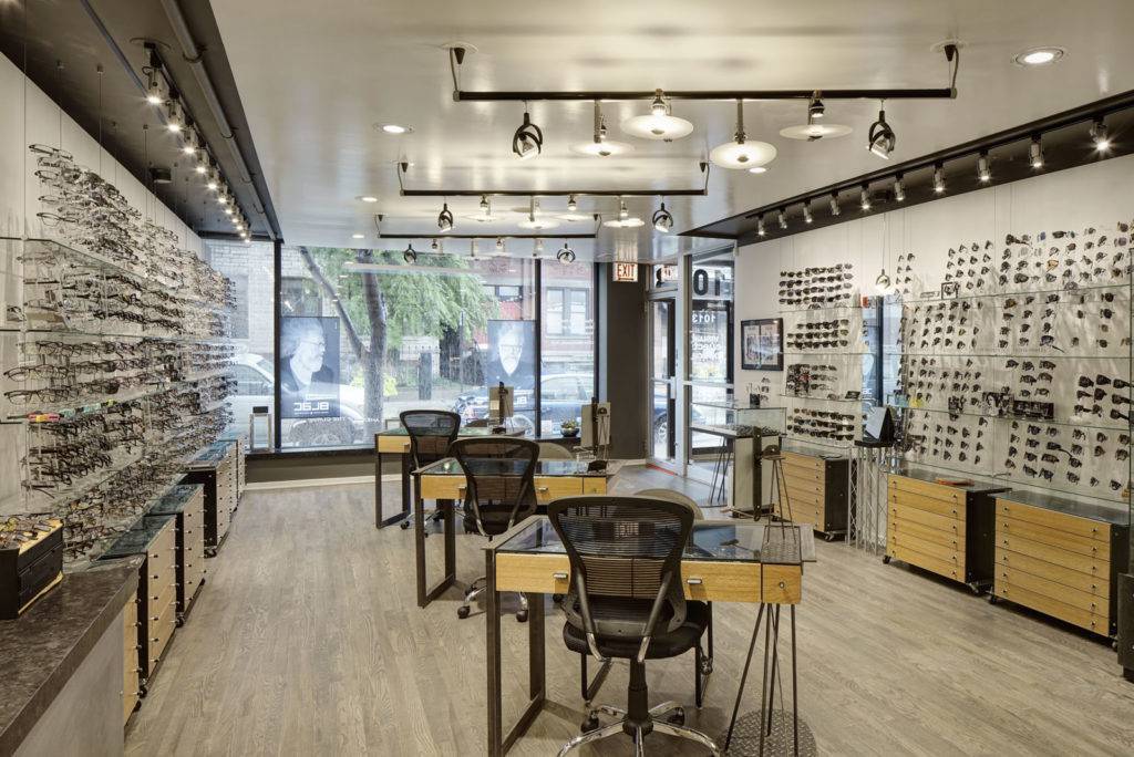A traditional optometrist store