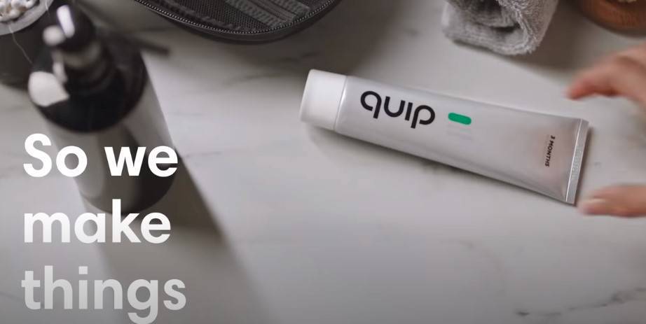 quip toothbrush ad on YouTube