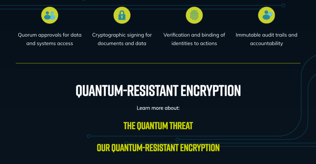 Post quantum cryptography to protect against quantum computing 